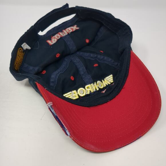 Monroe Shocks And Struts Reflex Strapback Hat Blue One Size Embroidered - Picture 7 of 9